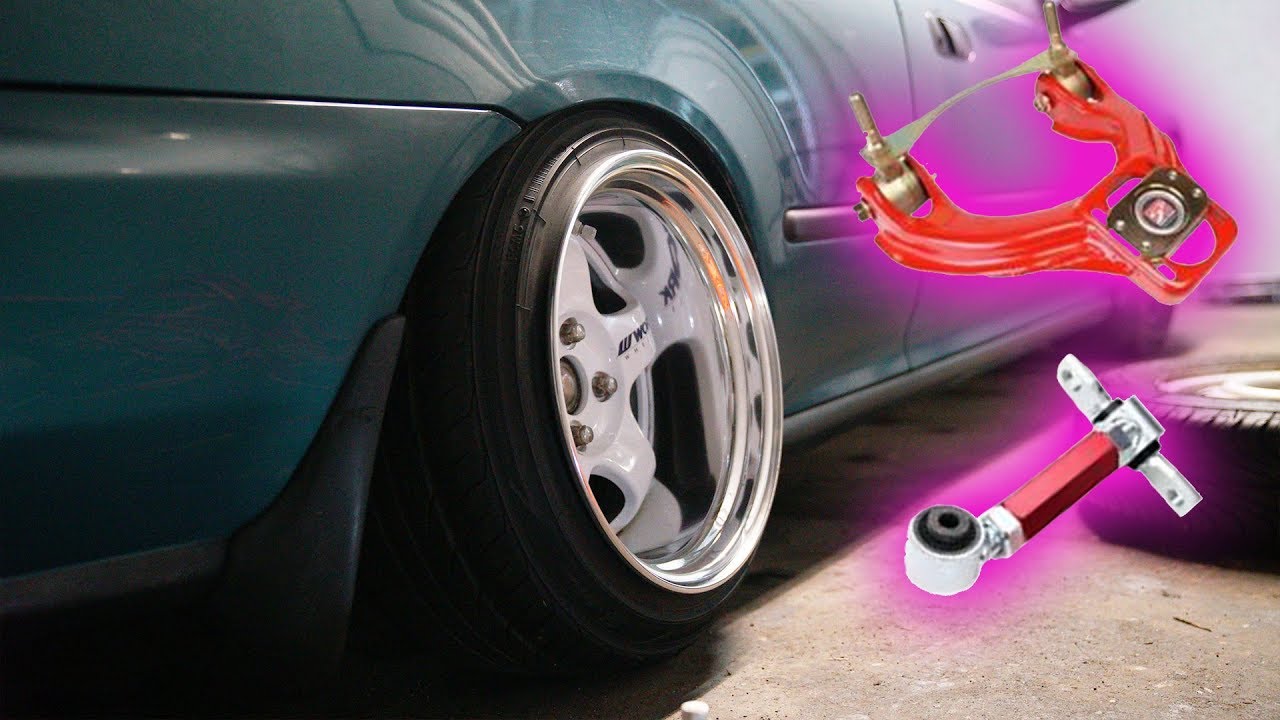 INSTALLING CAMBER KITS ON THE COUPE!