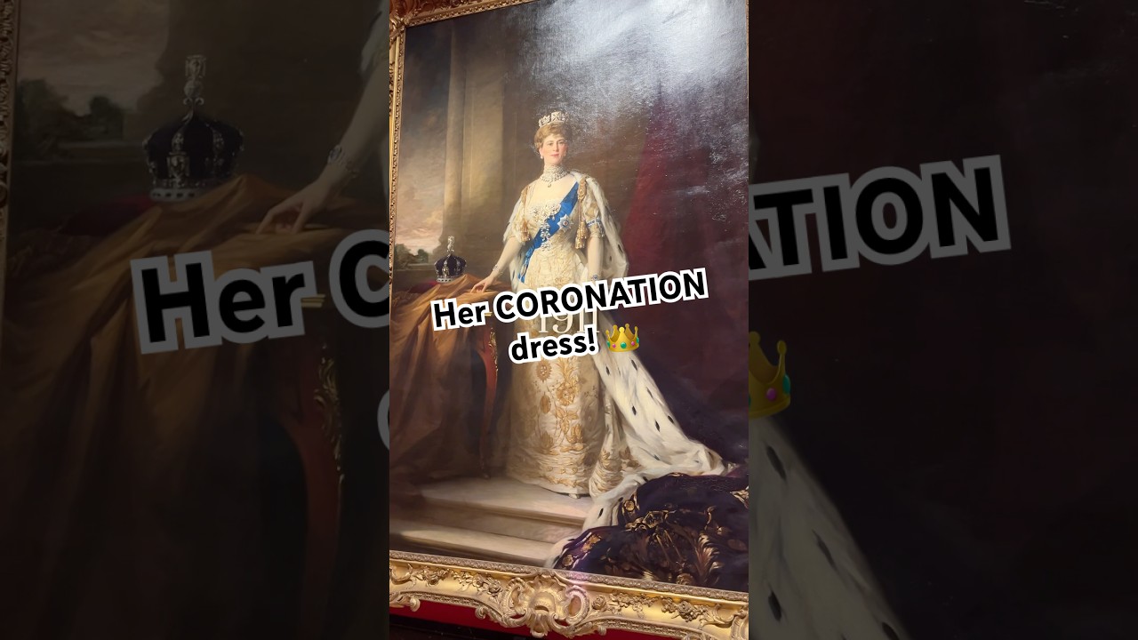 Queen Mary&rsquo;s Coronation Dress 👑 || #history #historicaldress #royalattire
