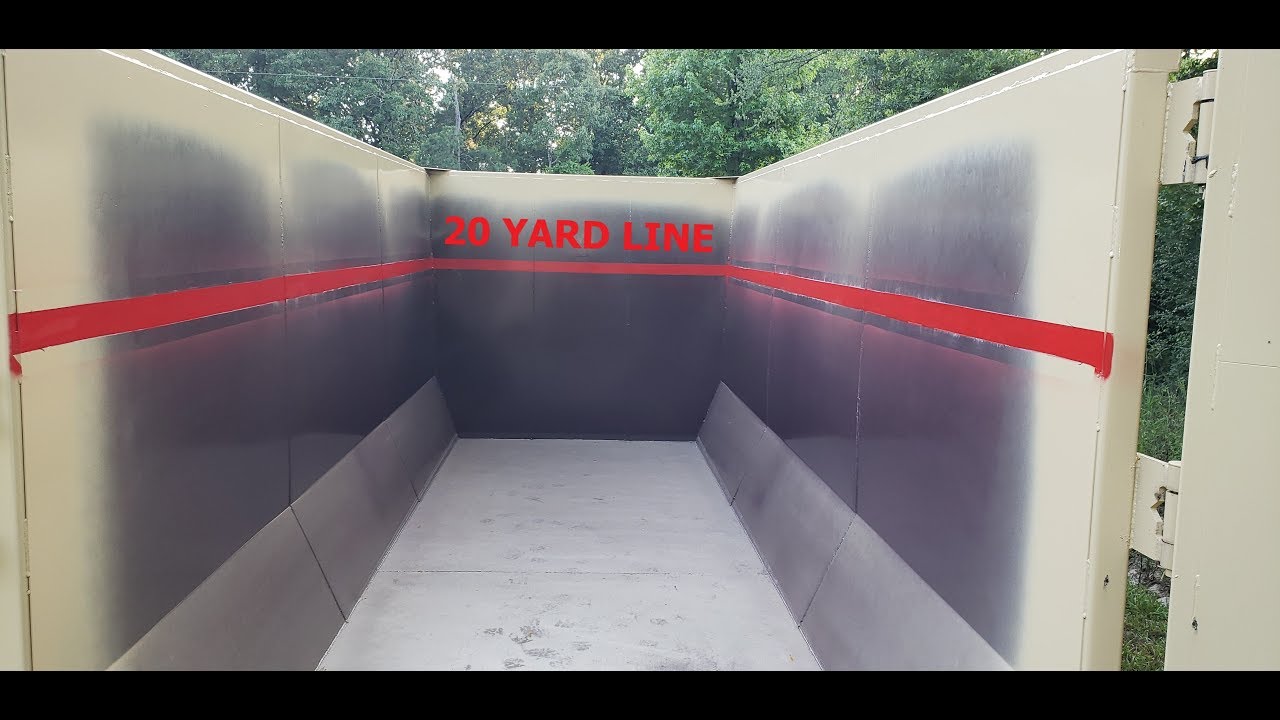 20 Yard dumpster Rental inside of a 30 yard Dumpster Shreveport=Bossier City Metro