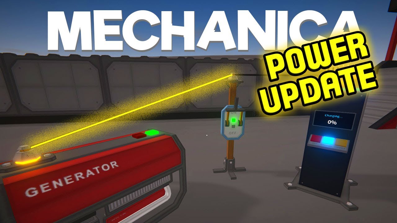 Mechanica Update - NEW Power System - Gameplay