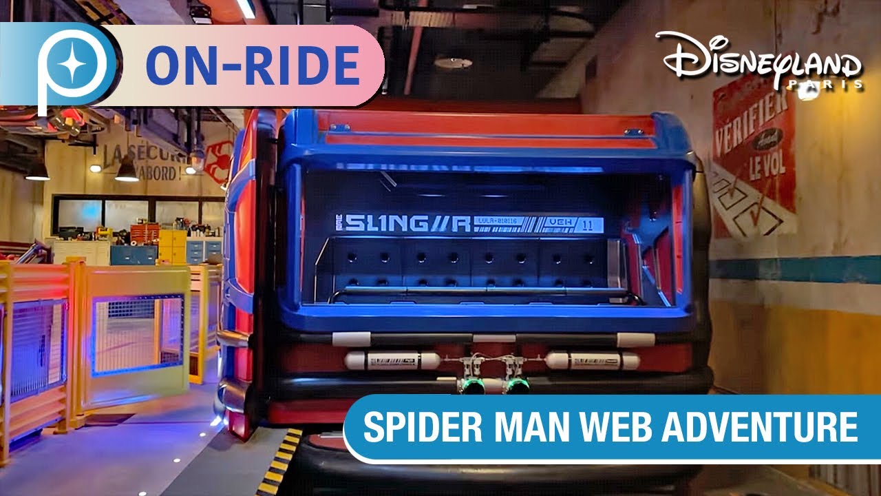 🎢  Spider-Man W.E.B. Adventuren POV On-Ride | Disneyland Paris 2026 🕸️