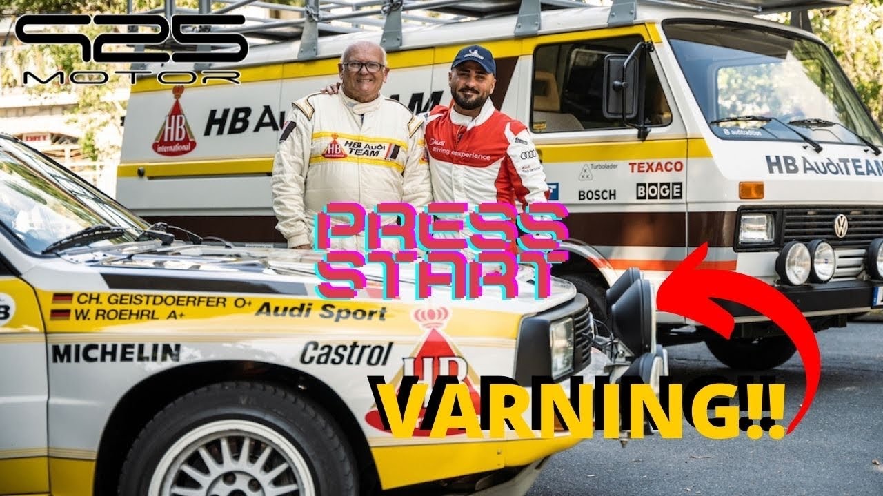 Åker GRUPP B RALLY med Stig Blomqvist i Audi S1 SJUK KÄNSLA!!