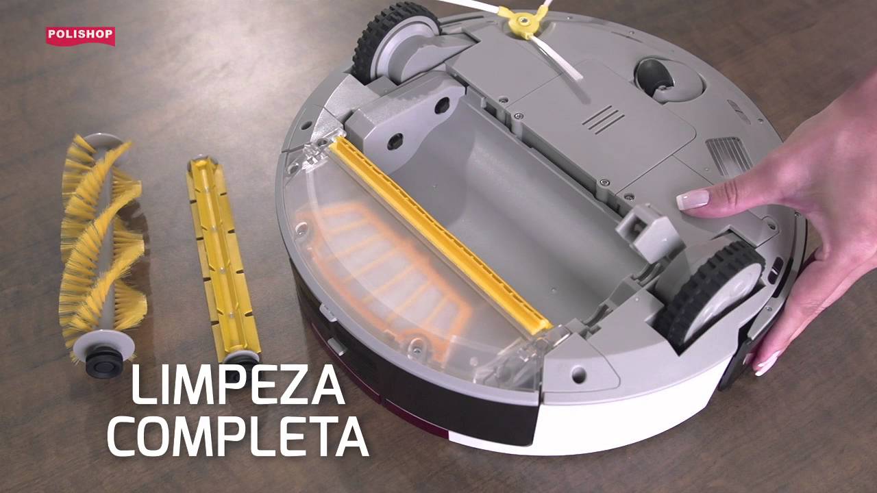 Robô Aspirador Housekeeper Pro - Tutorial de limpeza das escovas