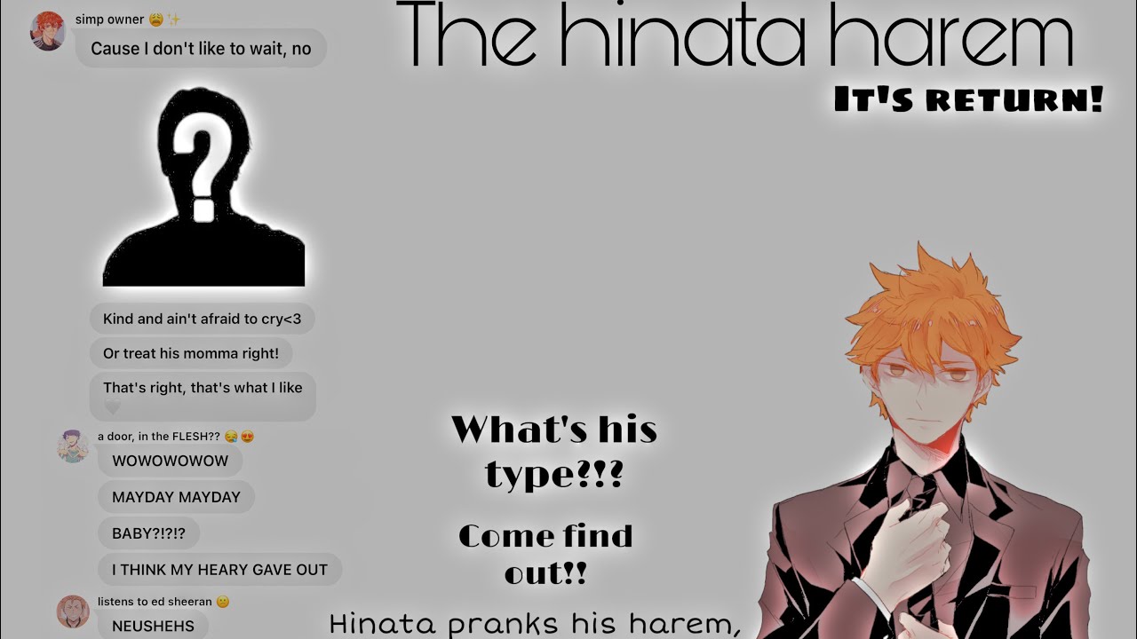 Hinata pranks his harem with ‘Guy exe’ - The hinata harem, it’s return! - Gc lyric prank Haikyuu