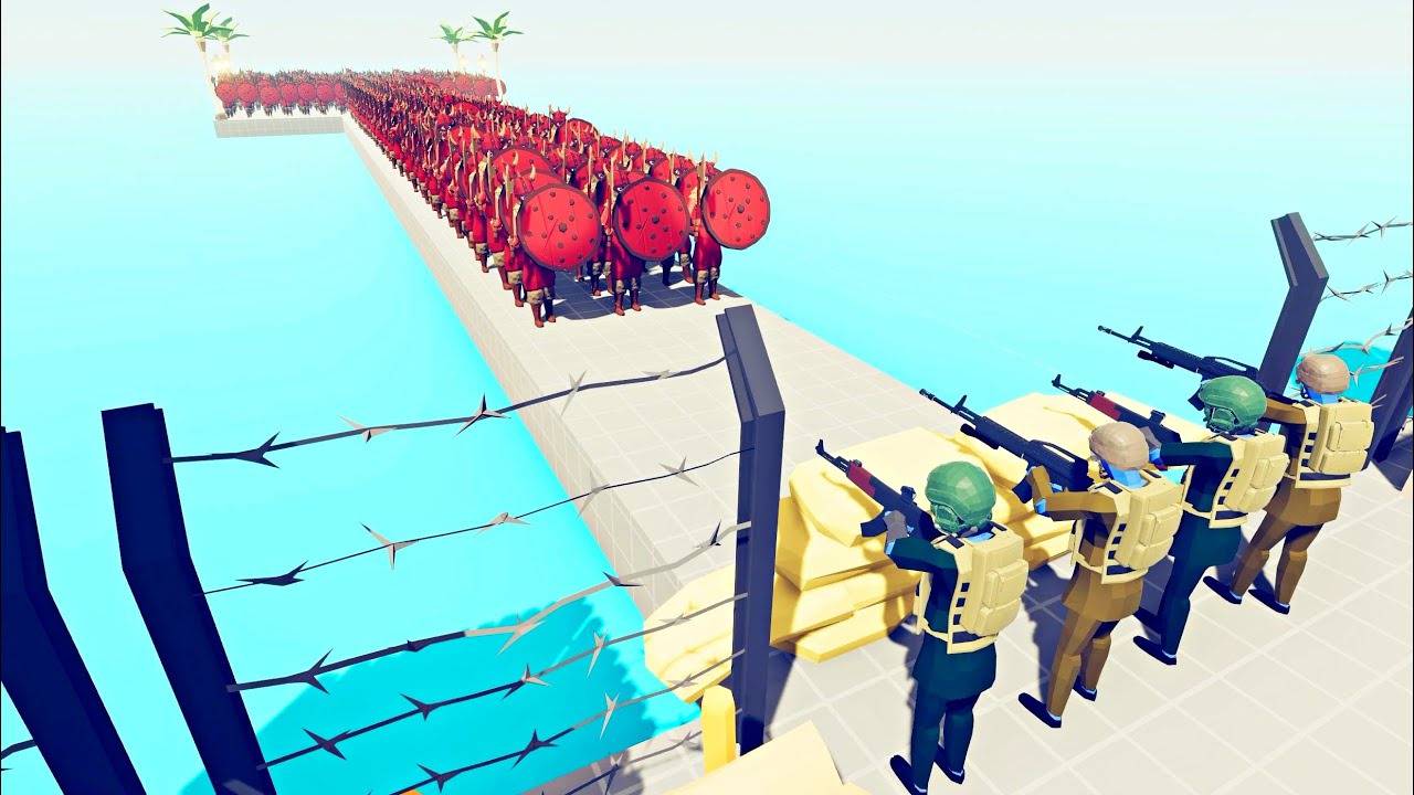 Army vs 100 Units - Totally Accurate Battle Simulator TABS