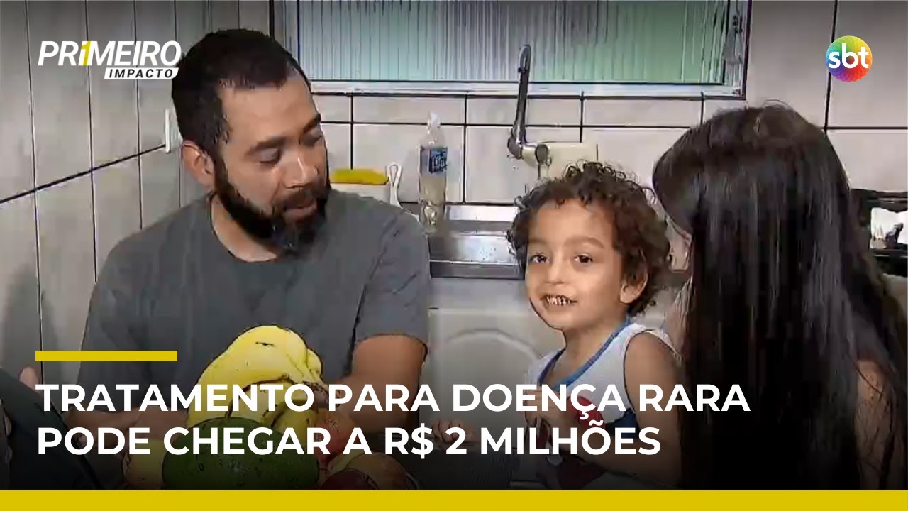 Pais lutam por tratamento: filho tem doença que pode levar ao estado vegetativo | #PrimeiroImpacto