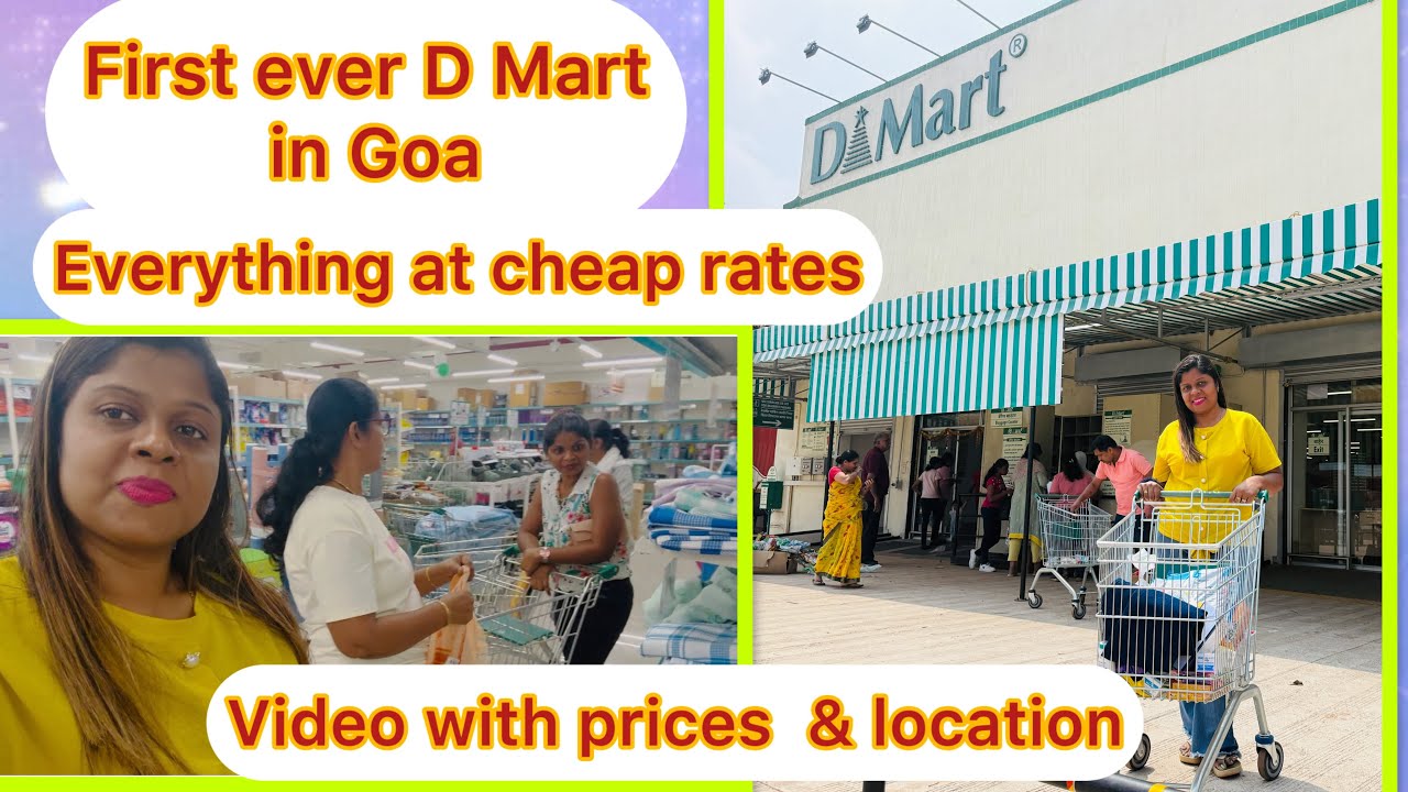 D Mart in Goa 🥳🛍️🛒#goanvlogger #konkanivlog #dmart #shoppingvlog #cheapestmarket @Keziahgomes0719 