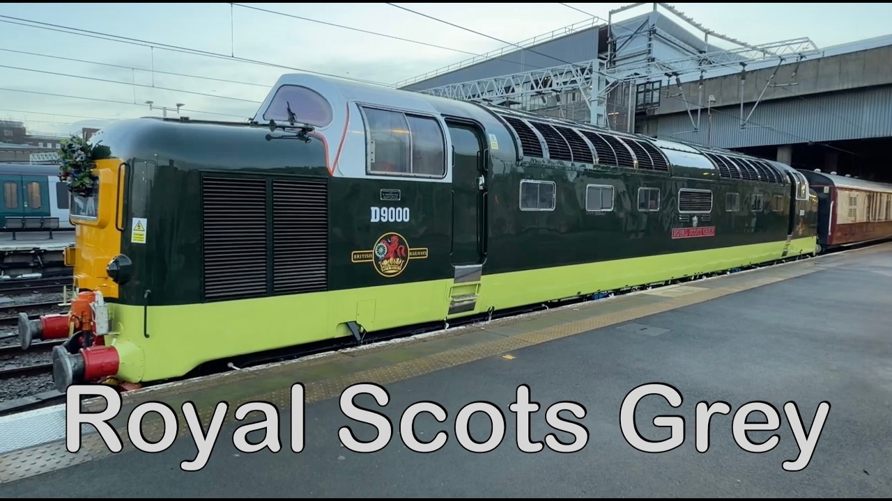 Royal Scots Grey.  The Deltic Express.   London Euston - Crewe.  11th March 2026   4k