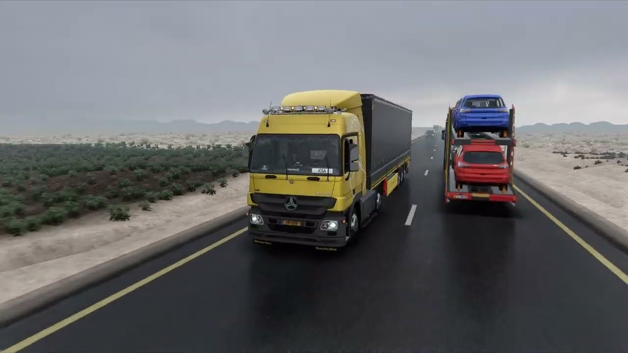 #محاكي_شاحنات من العراق الي سوريا #eurotrucksimulator2