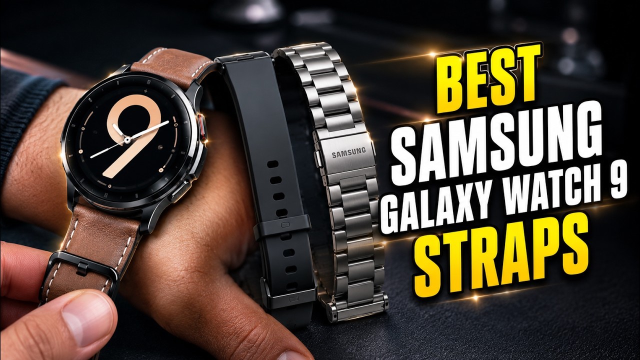 Топ-5 лучших ремешков для Samsung Galaxy Watch 9 2026!