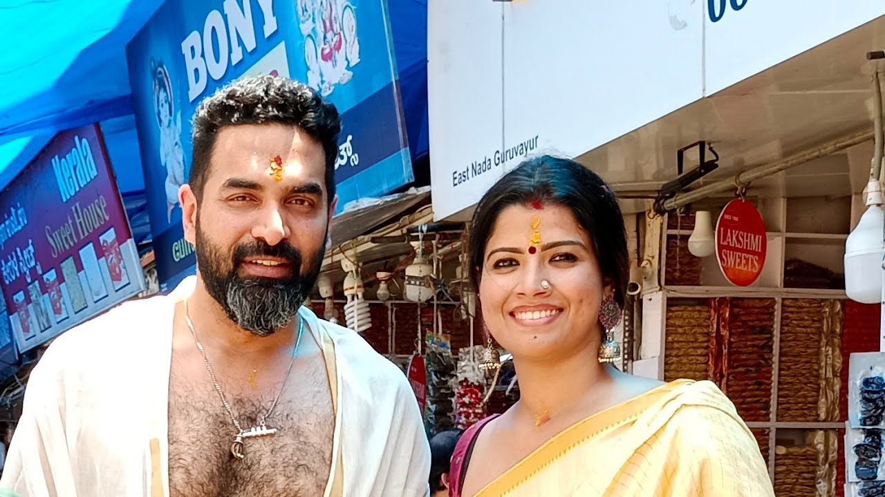 ഗോപി സുന്ദർ & അമൃത സുരേഷ് ഗുരുവായൂർ അമ്പലത്തിൽ വന്നപ്പോൾ