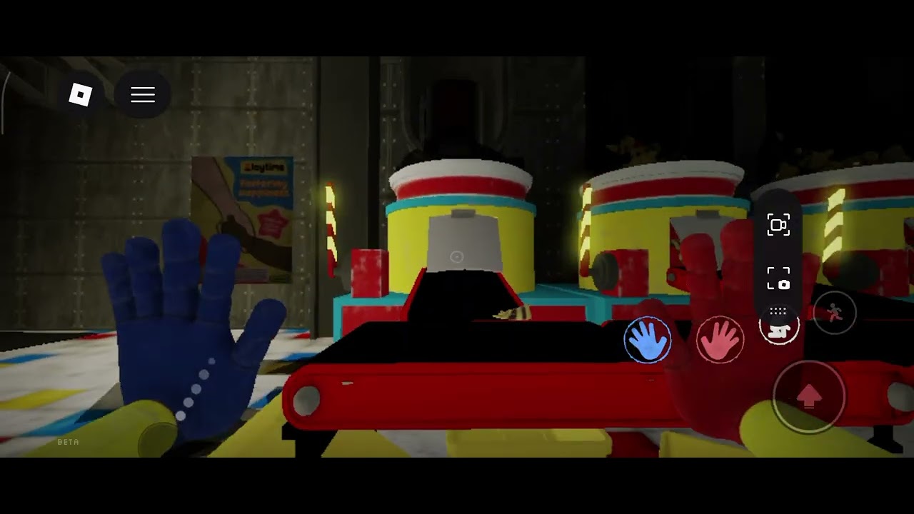 I am playing poppy playtime chapter 1 in roblox