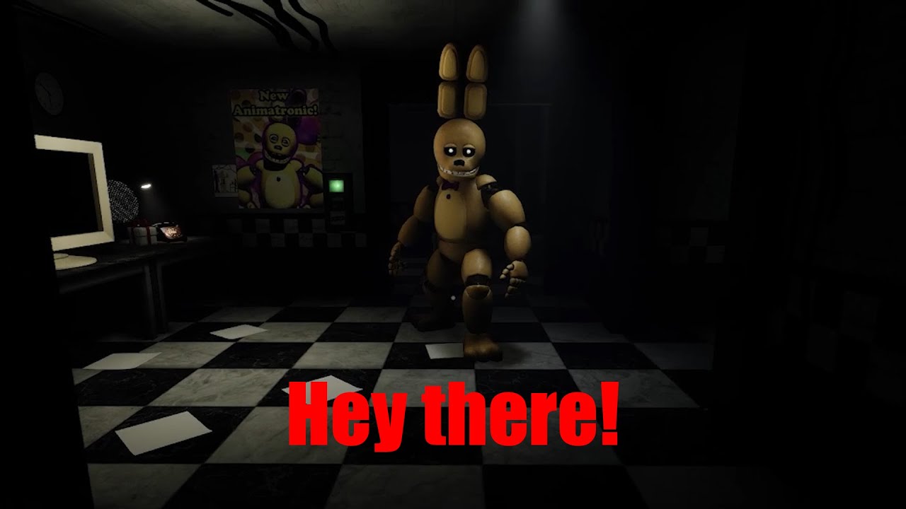 Mr. Red Plays Those Nights At Fredbear's | Part 1 | Hey There Spring Bonnie!