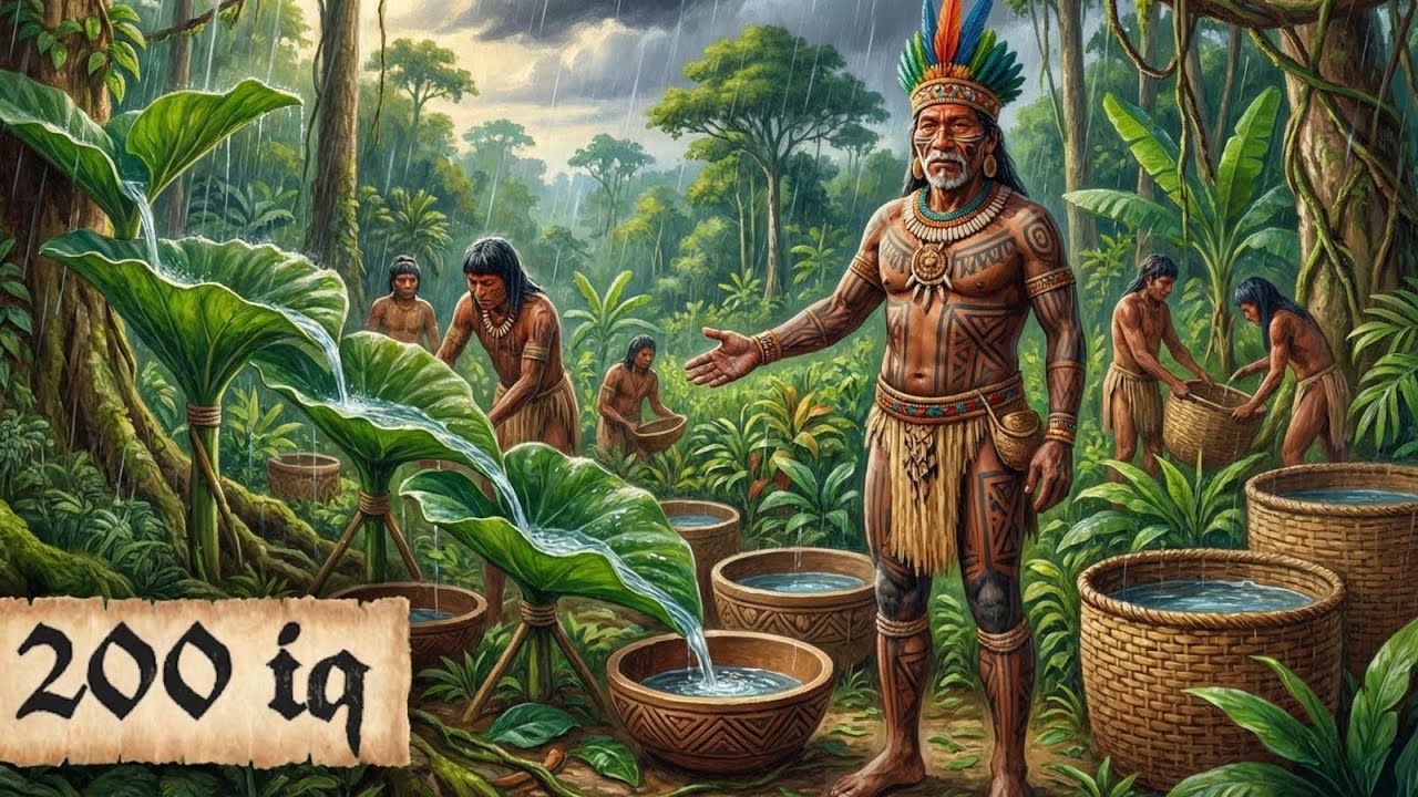 How Rainforest Tribes Collect and Purify Drinking Water