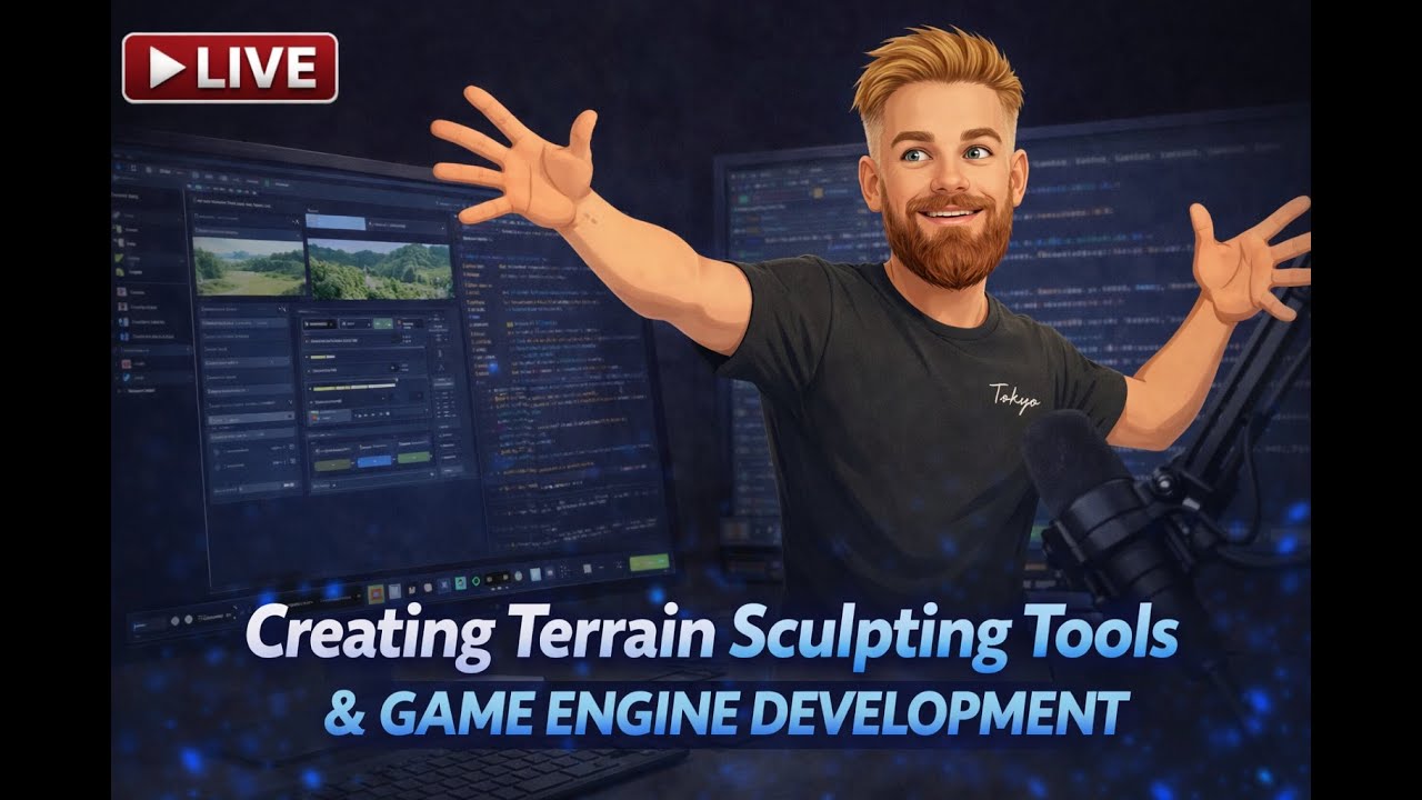 Live Chat & Creating Light & Text Tools - Game Engine Development / OpenGL.