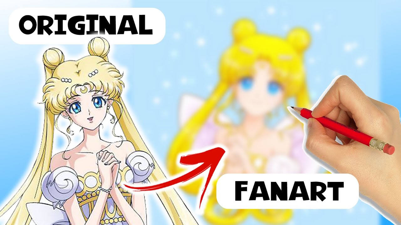Princess Serenity/Serena (Usagi) - Speed Art