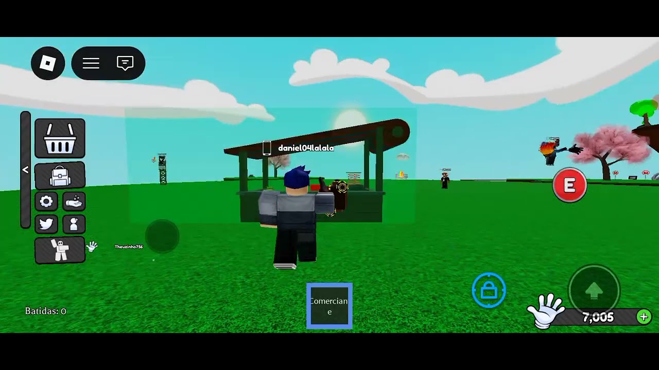 Jogando slap battles foi bem legal 