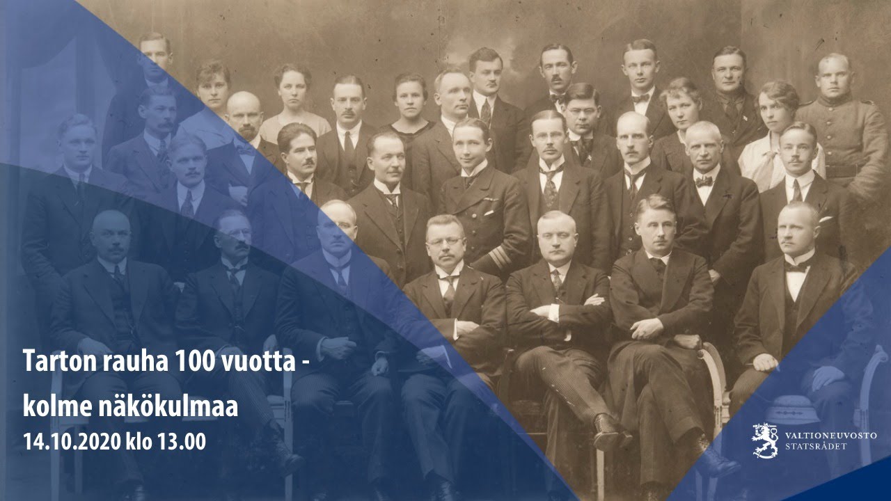 Tarton rauha 100 vuotta - kolme n&auml;k&ouml;kulmaa Tarton rauhaan