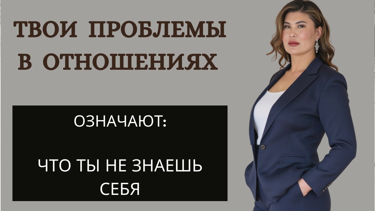 Твои проблемы в отношениях означают, что ты не знаешь себя.