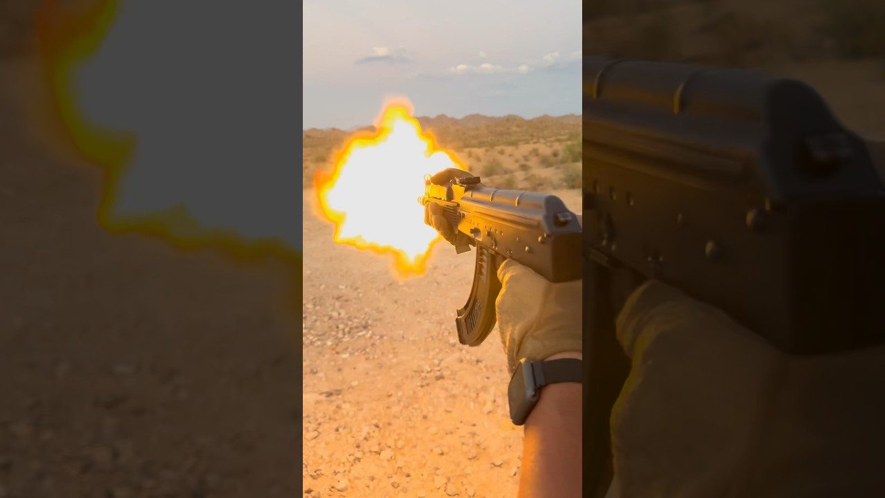 Daily dose of pew, Polish Ak Hellpup. #ak #pistol #gun #viral #shooting #shorts #asmr