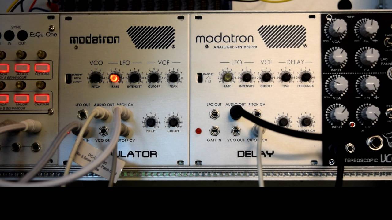 Shock Electronix - Modatron Modulator and Delay Eurorack Korg Monotron