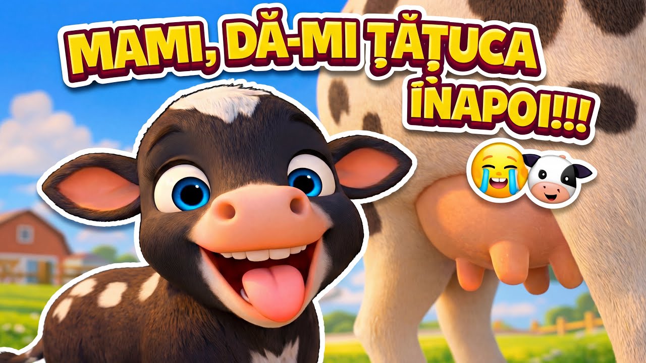 История о теленке! 😭🐮🍼❤️ Мама больше не дает мне молока... - Песенки для детей