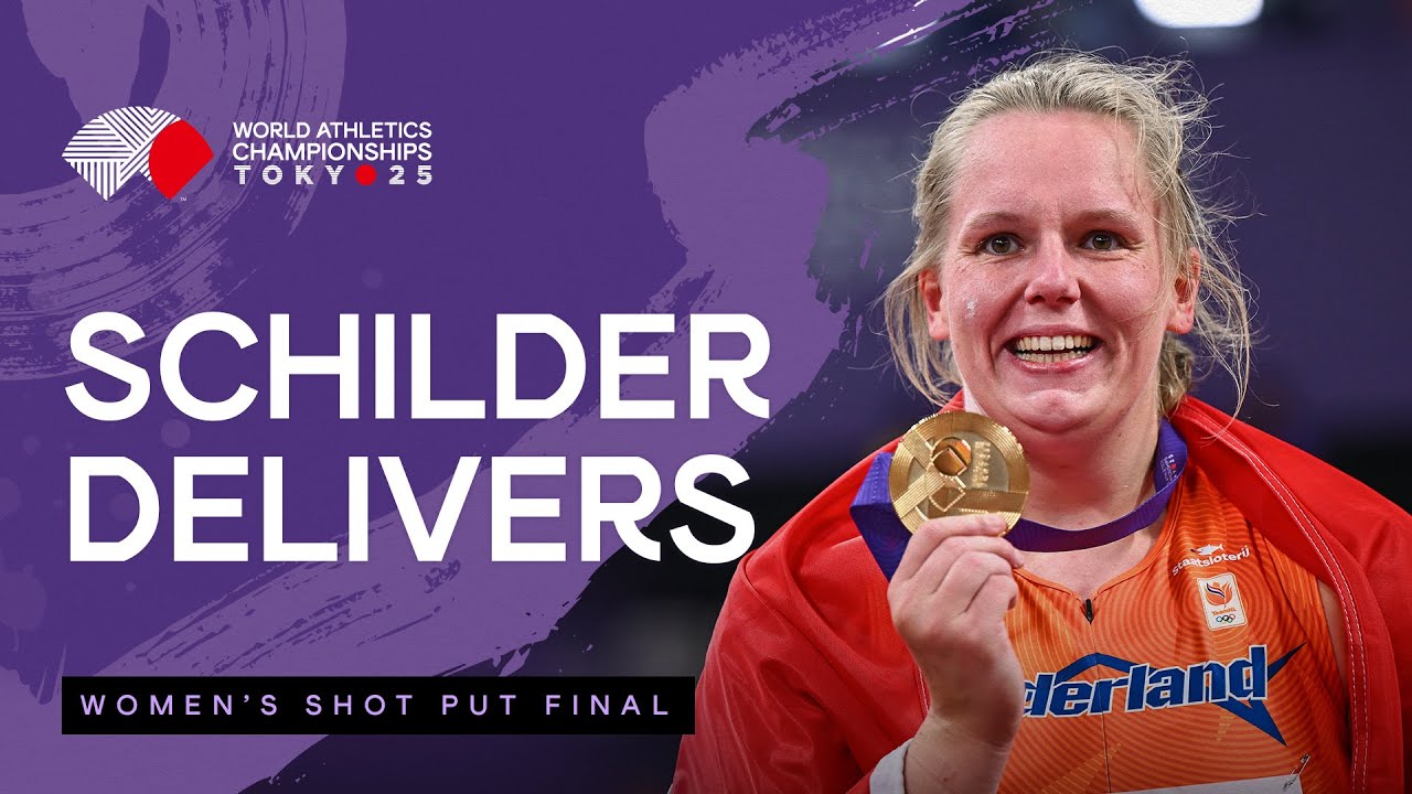 Schilder comes in clutch with last 20.29m attempt for gold | World Athletics Championships Tokyo 25