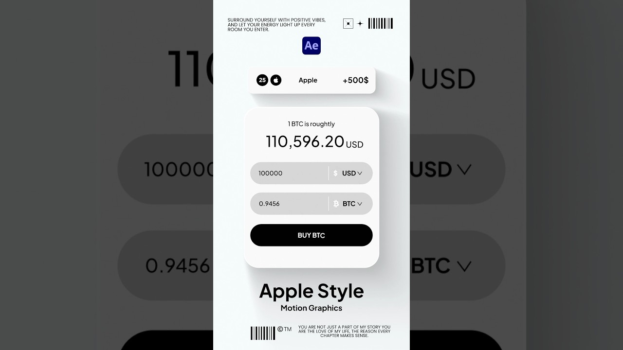 Создайте анимированную графику пользовательского интерфейса, как у Apple, в After Effects