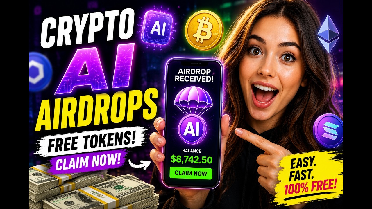 Crypto AI Airdrop 🔥 How to Get FREE AI Tokens in 2026 (Early Users Only)