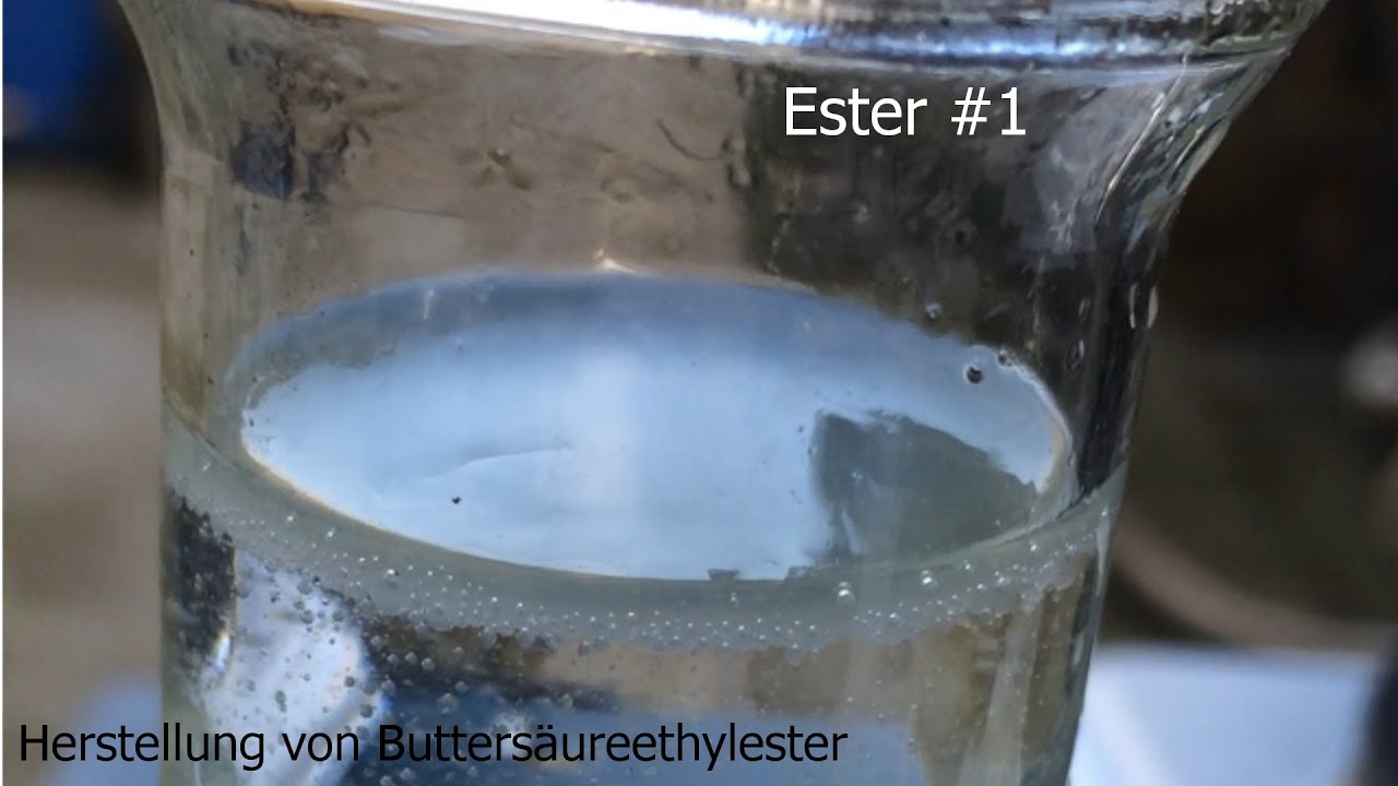 Herstellung von Butters&auml;ureethylester