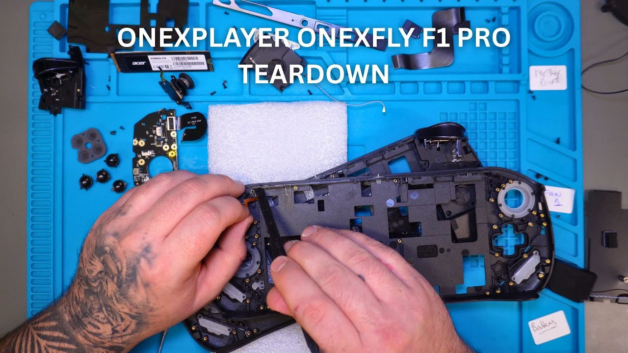 ONEXPLAYER ONEXFLY F1 Pro Teardown: How to Fix/Upgrade Your Handheld (Full Disassembly) 🔧