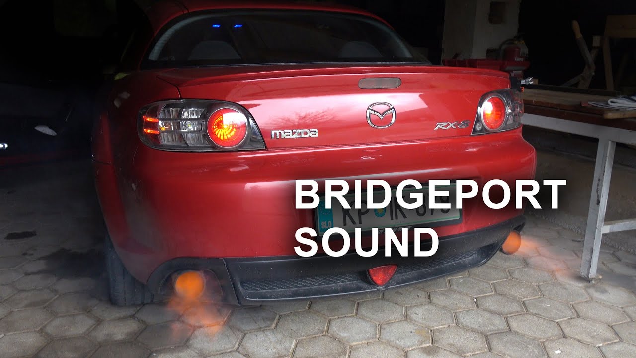 Mazda RX-8 Stock vs Decat vs Bridgeport - Sound