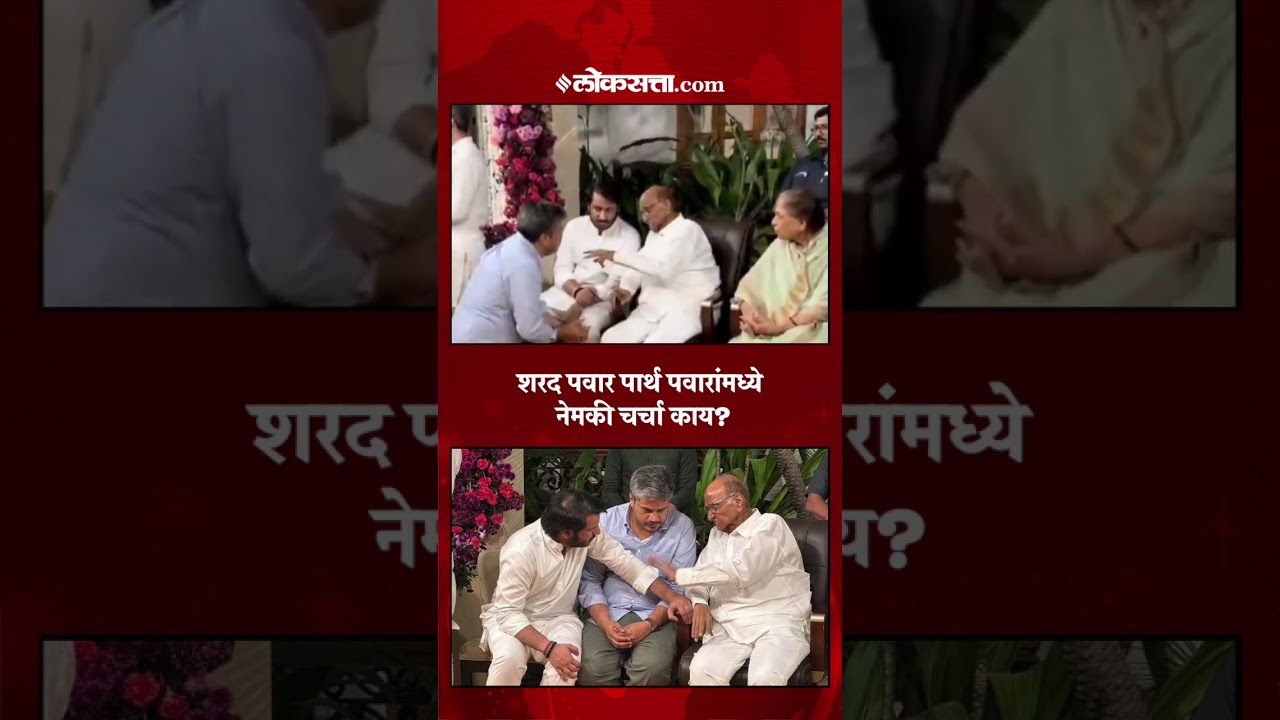 Sharad Pawar - Parth Pawar | शरद पवार पार्थ पवारांमध्ये नेमकी चर्चा काय?