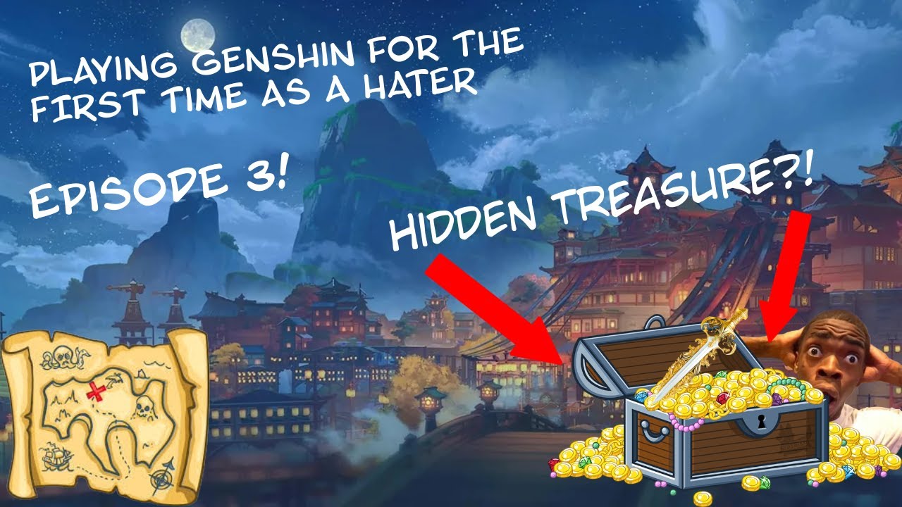Playing Genshin for the FIRST time as a HATER! Episode 3 (HIDDEN TREASURE?!)