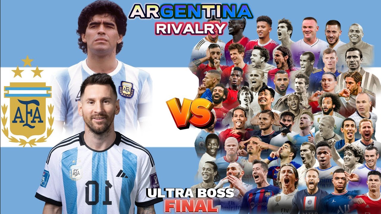 Messi 🆚️ Maradona  ⚽️ with ULTRA BOSS FINAL ⚽️