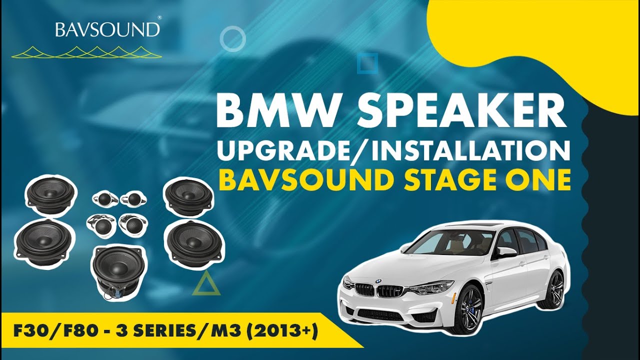 BMW Speaker Upgrade/Installation | F30/F80 - 3 Series/M3 (2013+) | BAVSOUND Stage One