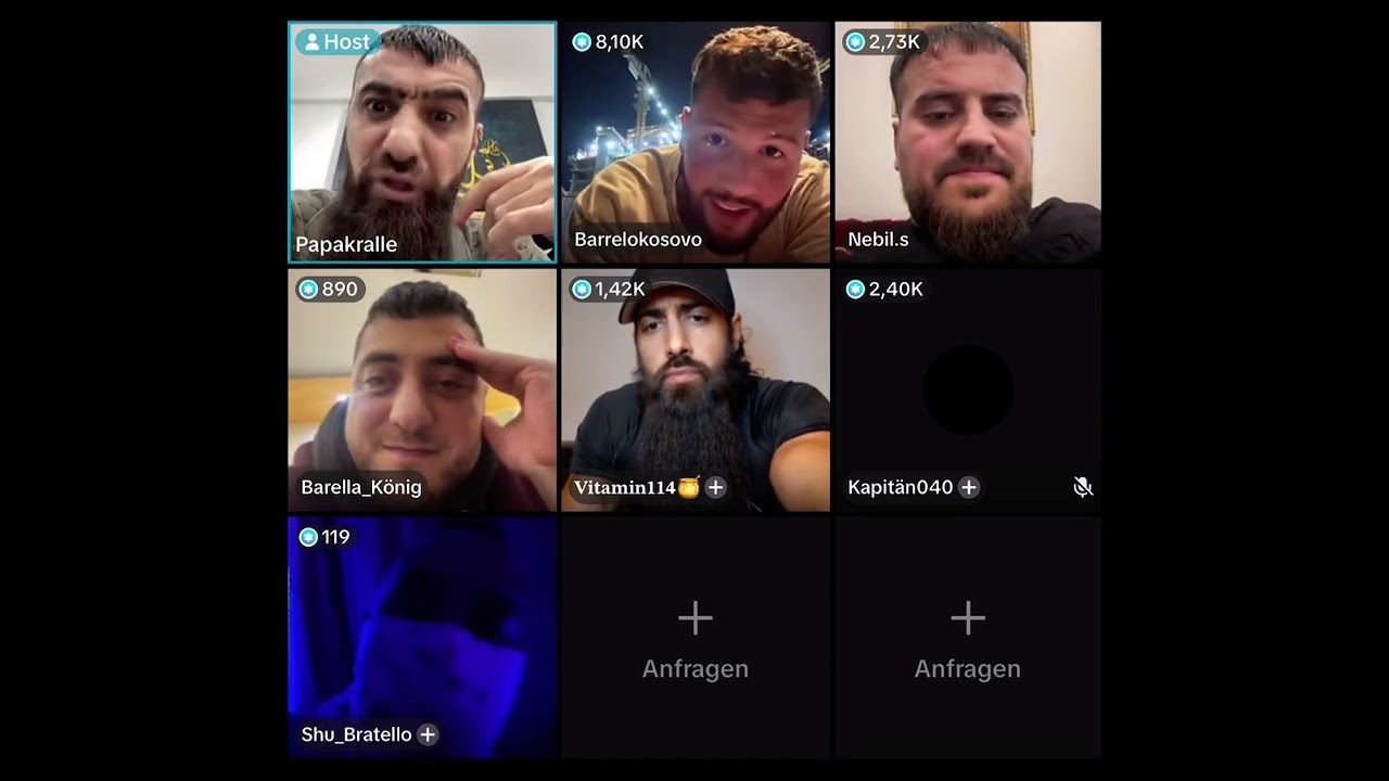 ❌❌❌ Papakralle LIVE 2 #tiktok #live #papakralle #yasser #barello #vitamin114 #miamiarben