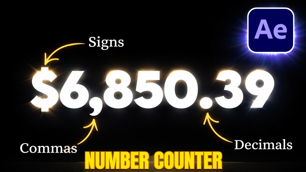 How to Create a Counting Effect in After Effects