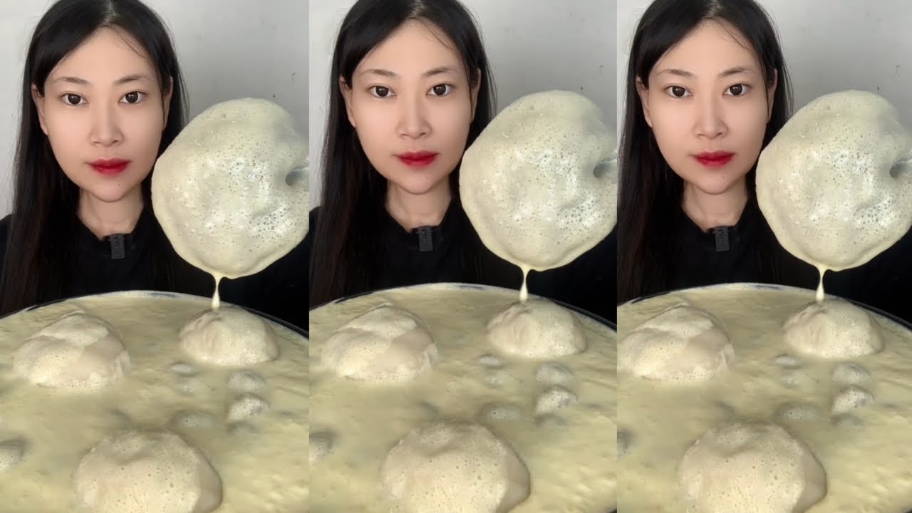 Trending Korean Milk Foam Mukbang 🥛 Creamy & Fluffy ASMR#CrunchyCarnivore #2026Trends