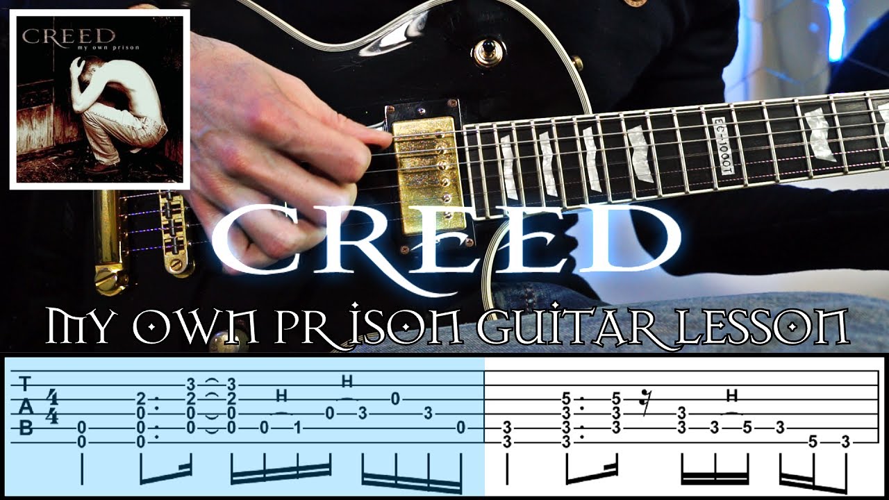 CREED | My Own Prison | Full detailed guitar lesson with TAB