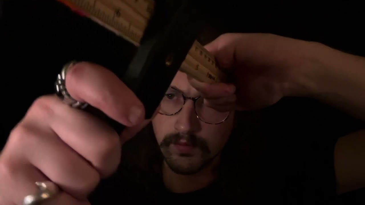 ASMR Trying a New Ruler Trigger (3 Minute Version)