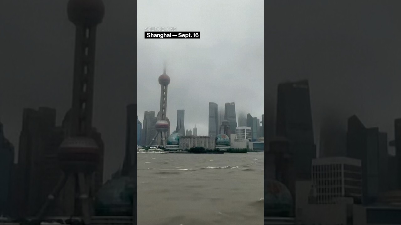Shanghai Slammed by Strongest Typhoon Since 1949