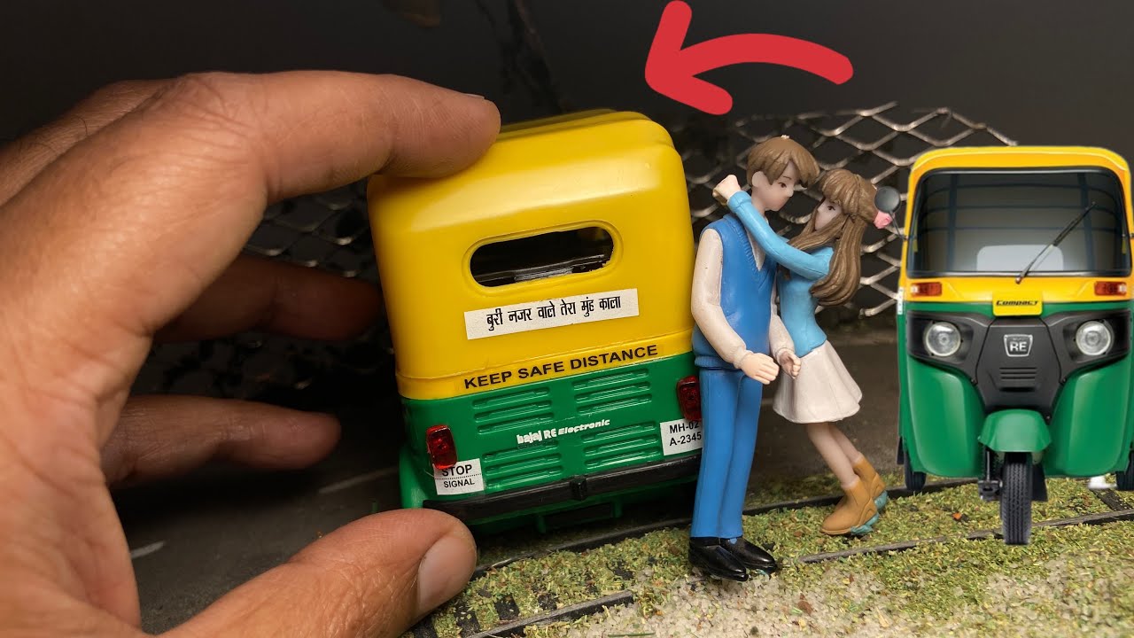 Diecast Model Of Bajaj Auto Rickshaw | Scale Model Collection | Tuk Tuk