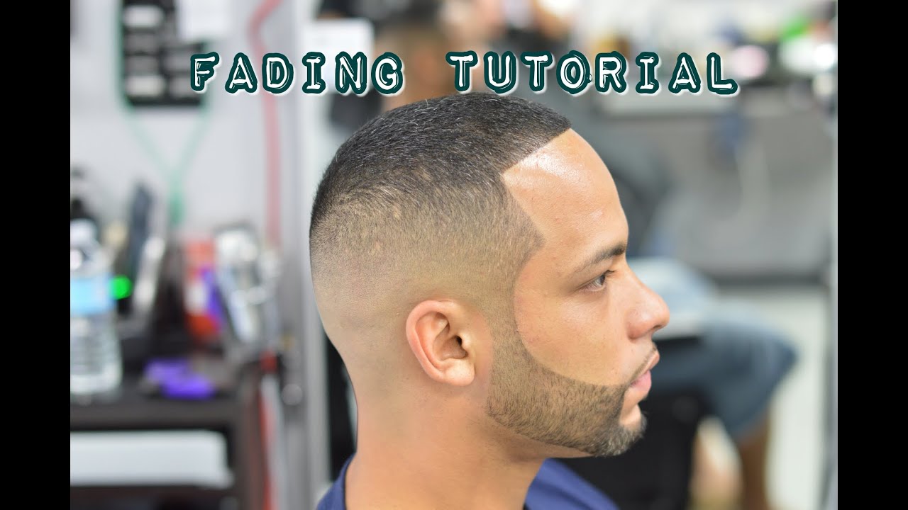 Mens Haircut fade! Barber Clipper Cutting Techniques with Hair Color