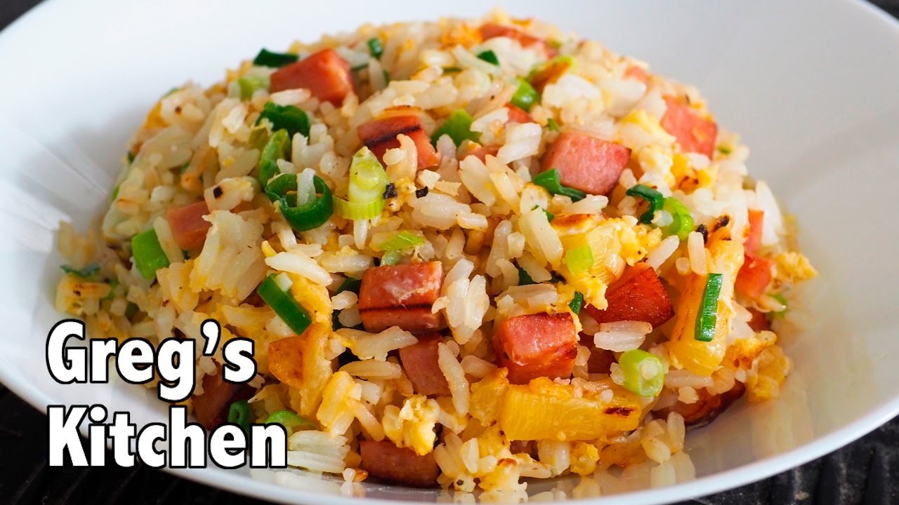 HOW TO MAKE SPAM FRIED RICE - Greg's Kitchen