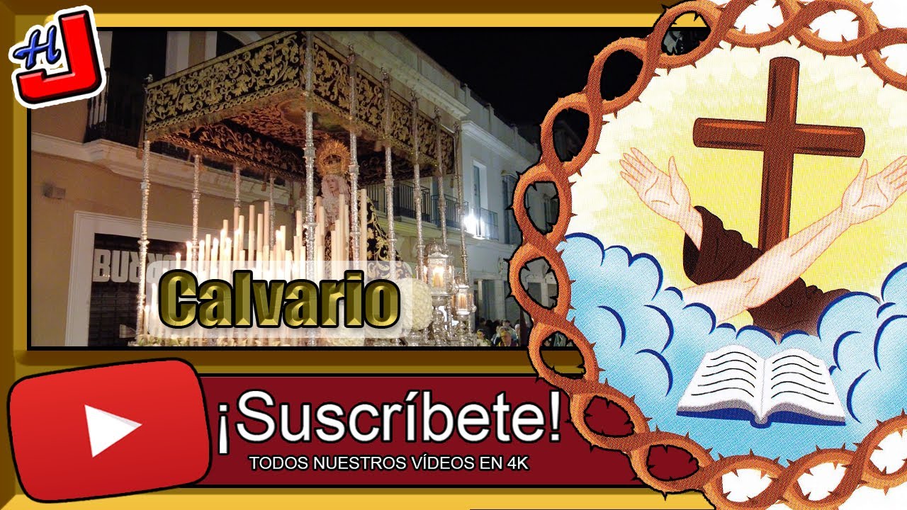 ⛪️ HDAD DEL CALVARIO 🎶 🕯Lunes Santo 🥁 SEMANA SANTA 2024 ⚜️ Palio ⚜️ 4K 📹