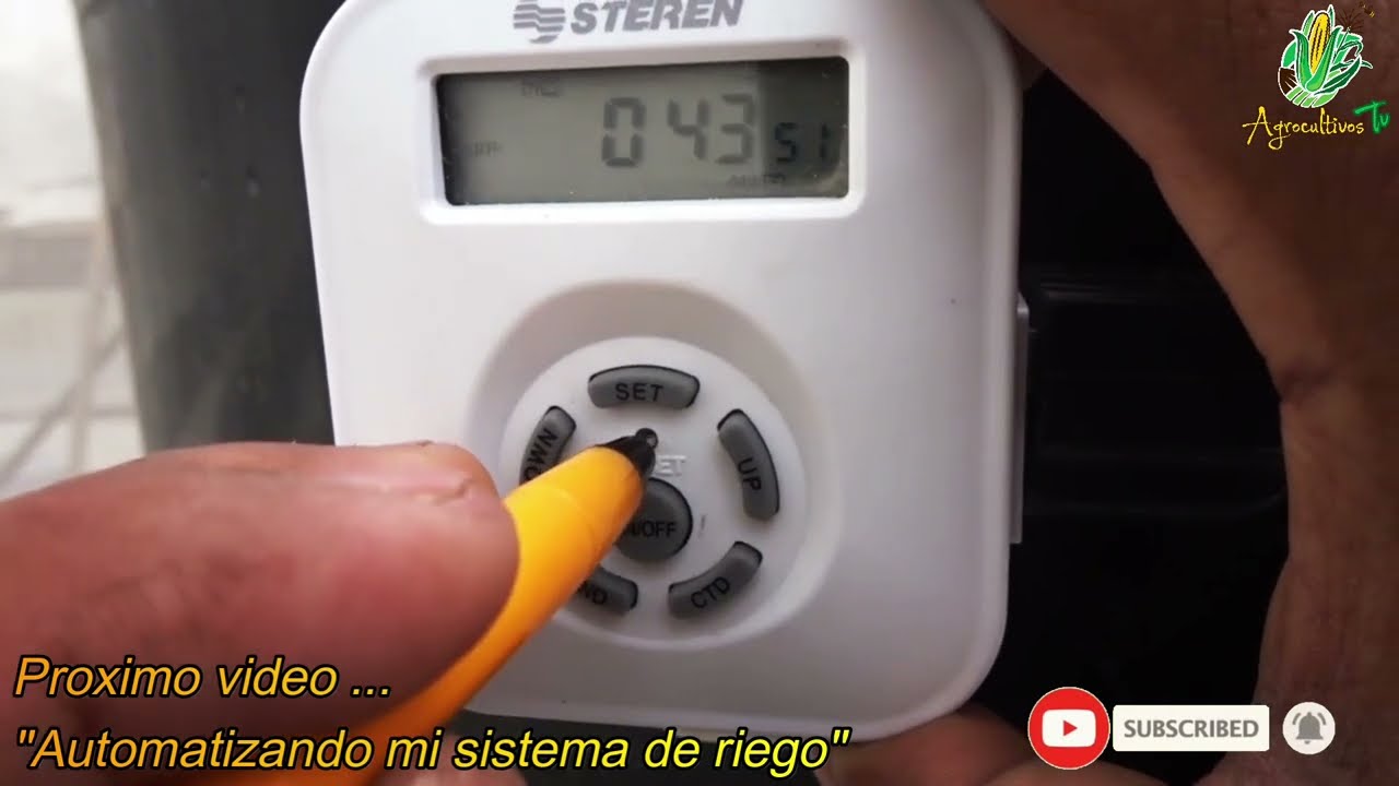 #3. ¿Cómo elegir un TIMER/TEMPORIZADOR para tu SISTEMA de RIEGO?