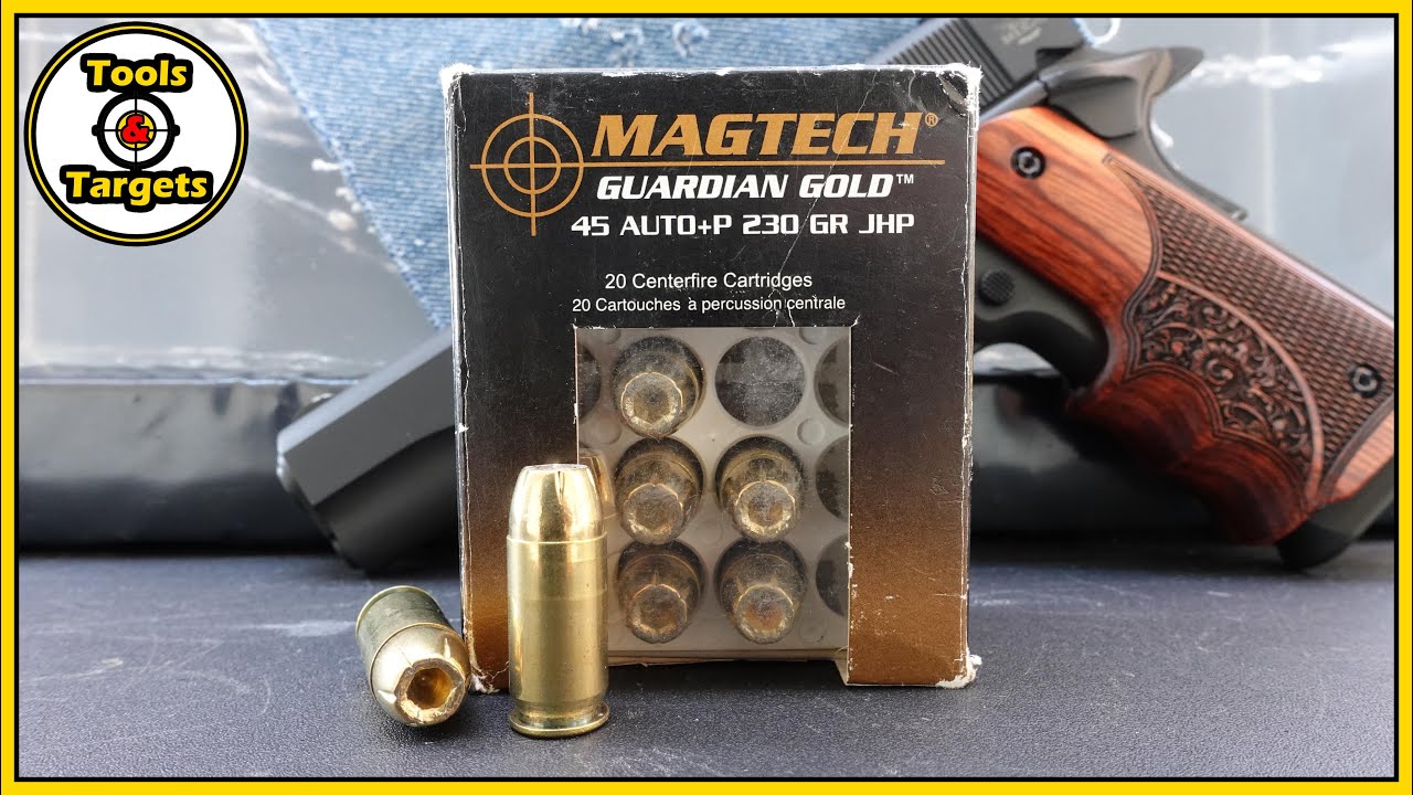 Can Guardian GOLD Live Up to The Legends of Old?...Magtech Guardian Gold .45acp AMMO Test!