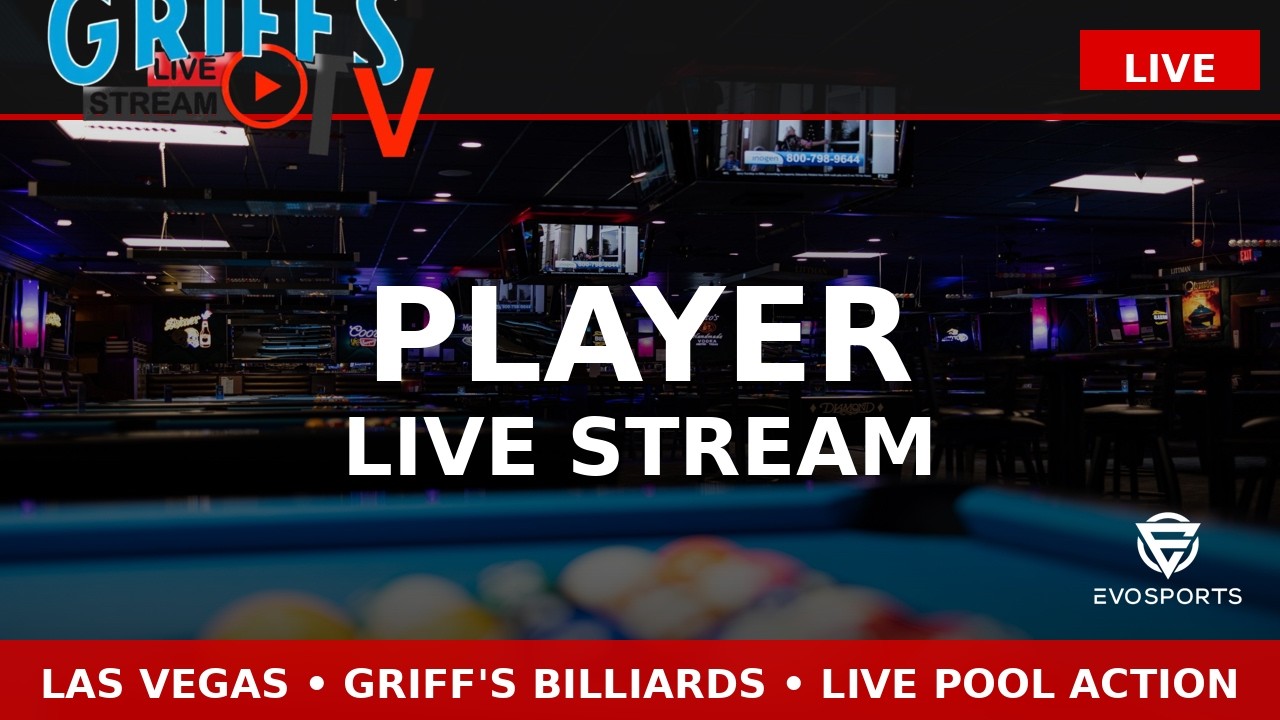 PLAYER ONE vs PLAYER TWO - GRIFF'S BAR & BILLIARDS - TABLE 1 | EvoSports