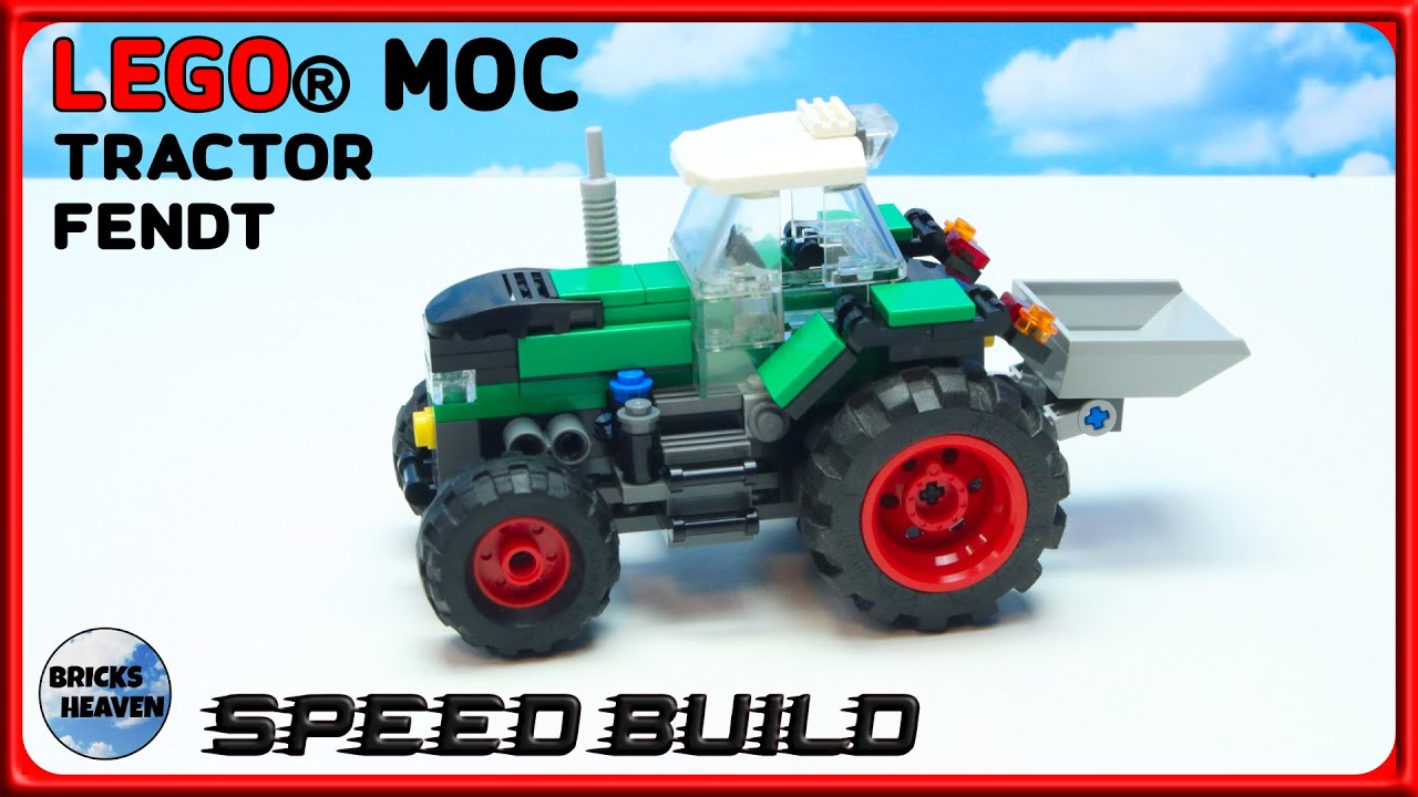 How to build a LEGO® MOC Tractor Fendt - Tutorial